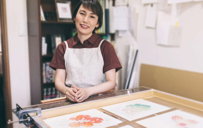 「版画作家／カネヒファーム」 平瀬 恵子 さん