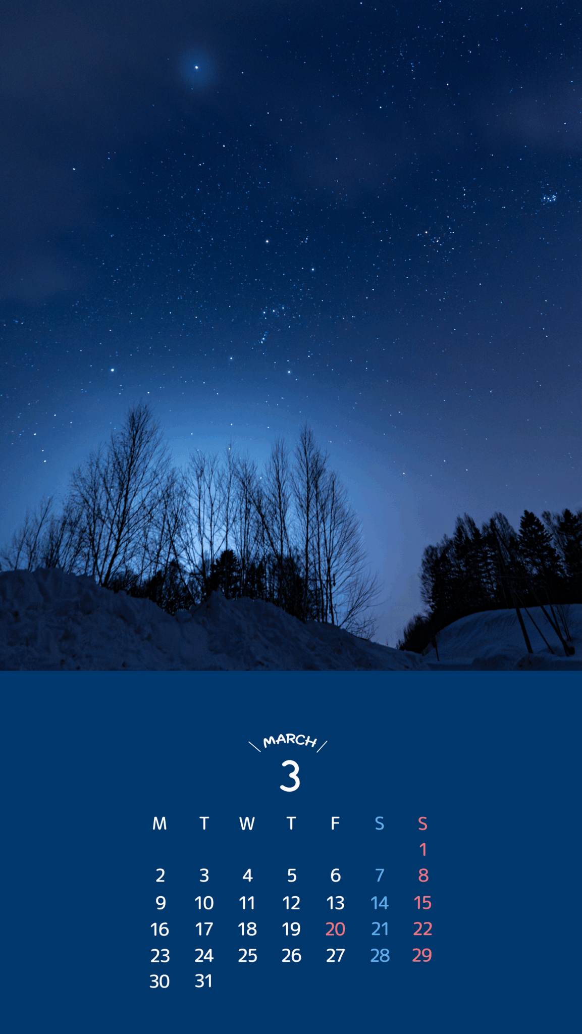 毎月下川町の季節のカレンダーをお送りします。